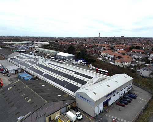 New solar panels forecast to provide 60% of Blackpool plant’s energy demand